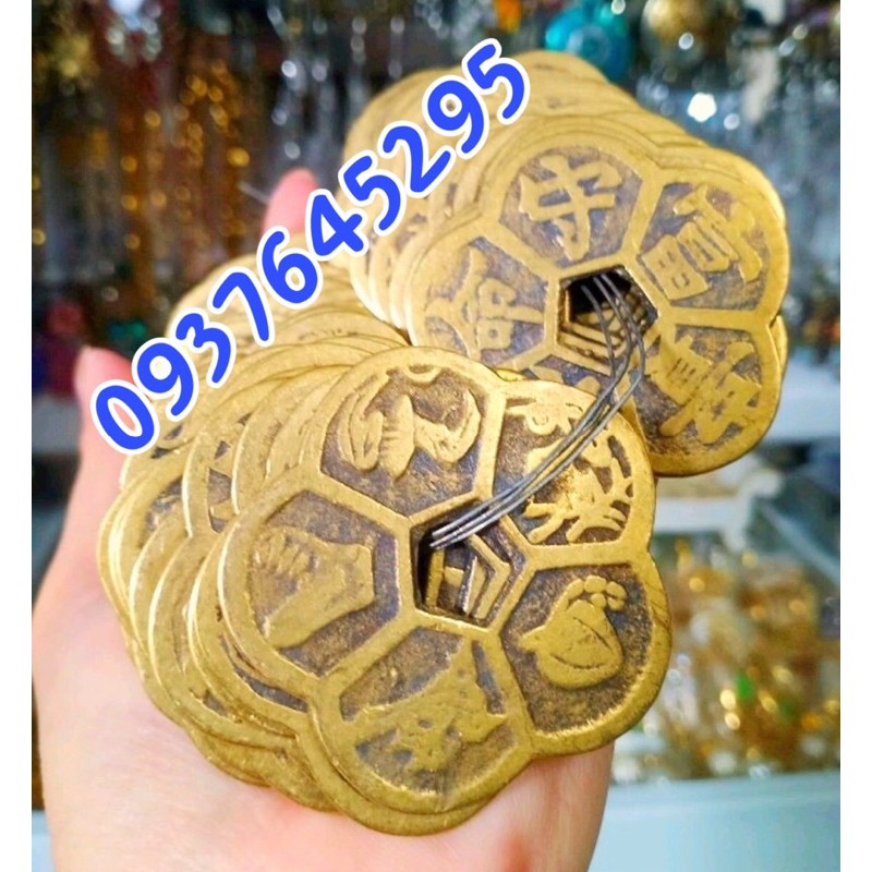 Đồng tiền hoa mai bằng đồng | BigBuy360 - bigbuy360.vn