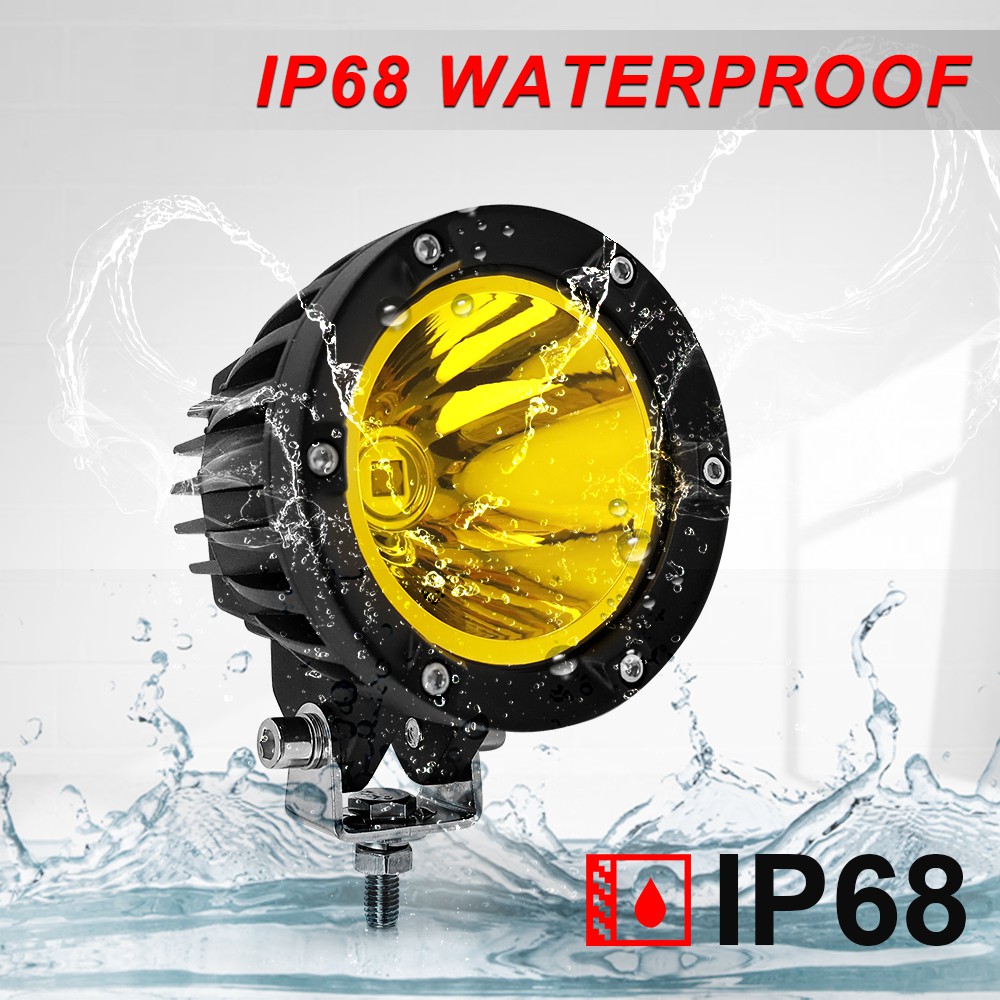 Đèn led UNI-SHINE 45W màu vàng/trắng cho xe SUV ATV xe tải tiện dụng