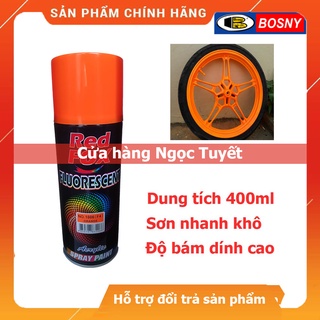 Sơn xịt màu cam tươi nổi redfox, sơn ô tô, xe máy dung tích 400ml - nhập khẩu Thái Lan