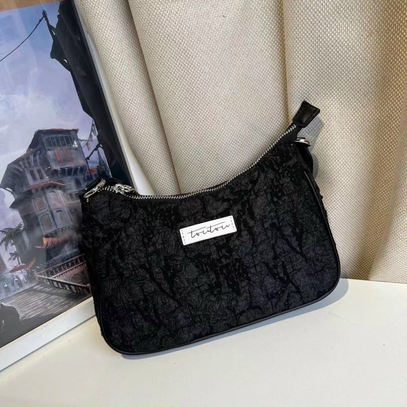 TNS-Túi kẹp nách Form mềm siêu hottrend TouTou shoulder bag-chất vải cao cấp-màu đen xốp classic