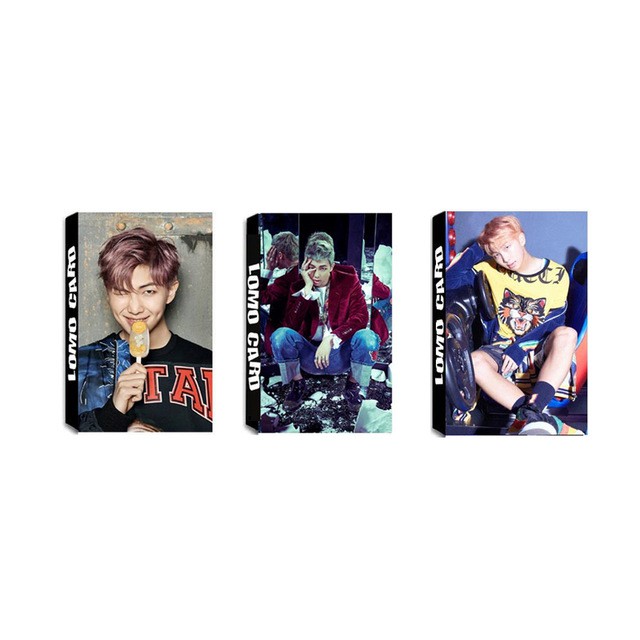 LOMO CARD Jhope RM Jin BTS