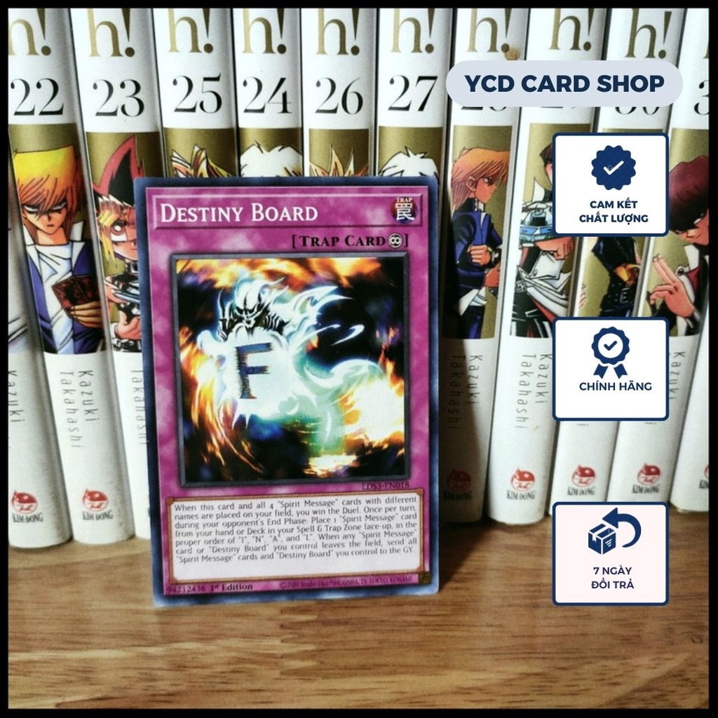 Thẻ bài Yugioh Chính Hãng Set Bàn Cầu Cơ - Spirit Message - Common