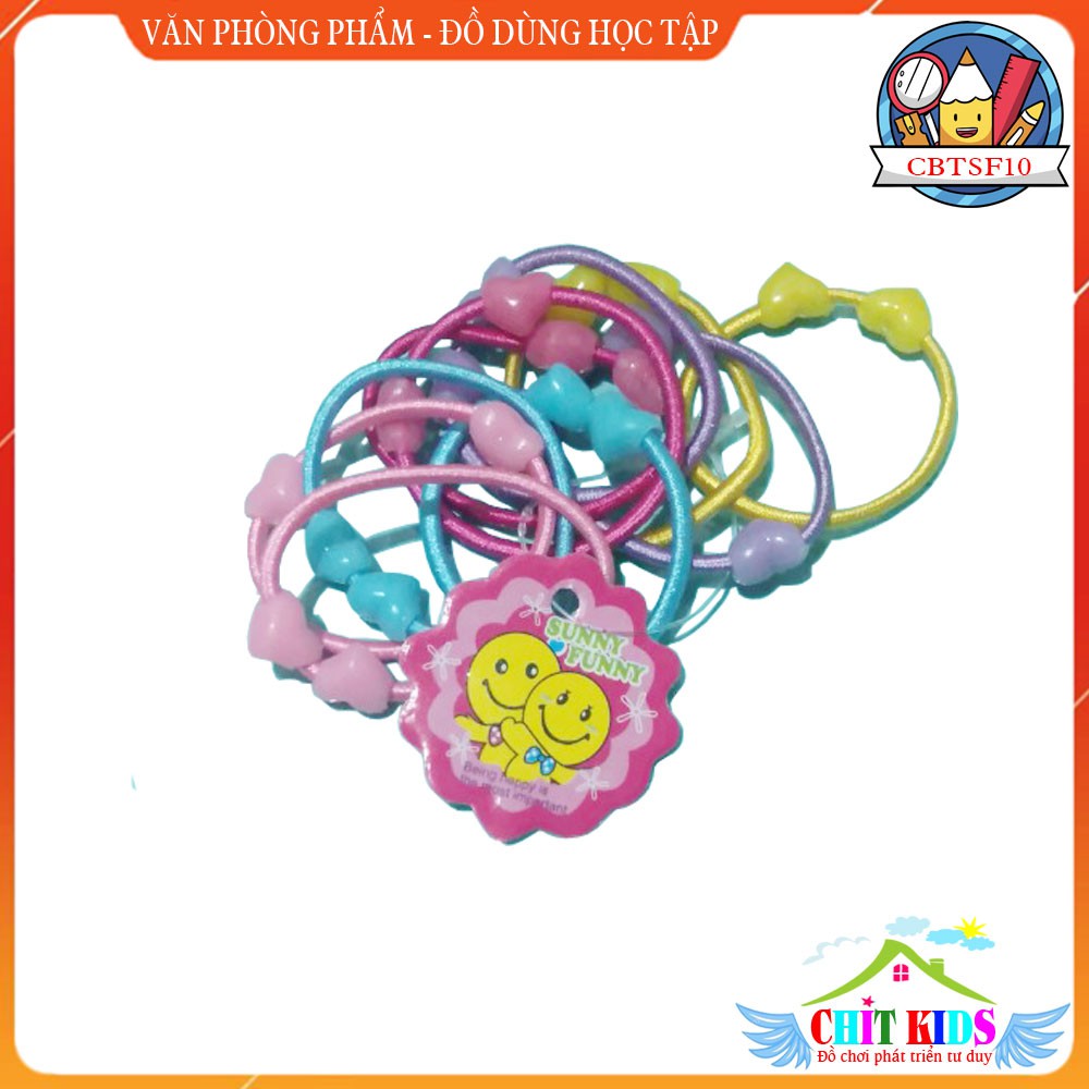 10 cái chun buộc tóc Sunny Funny cho bé gái