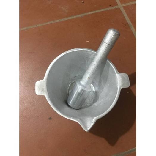 [Giá Sỉ] Chày Cối Gang Nguyên Khối Đúc 1kg