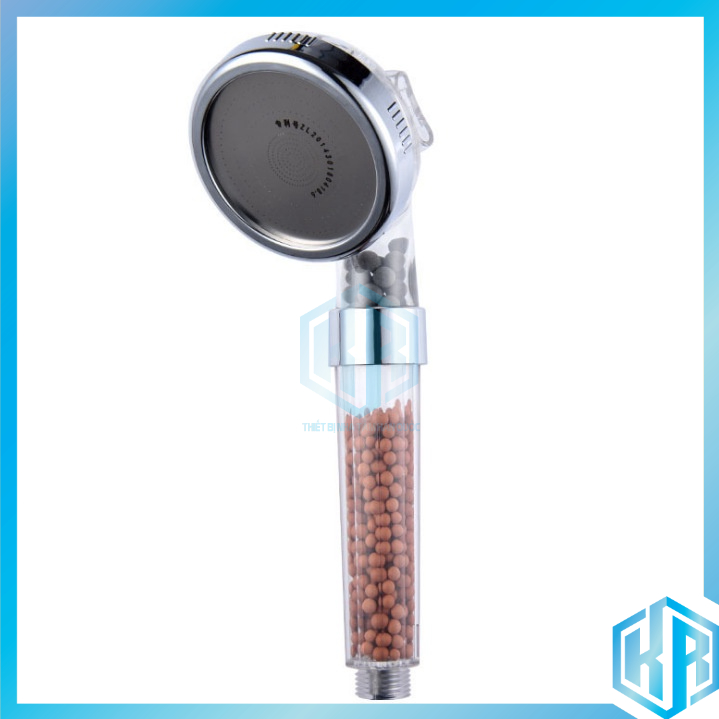 Tay sen tăng áp Size To bằng nhựa ABS trong có 3 chế độ nước siêu bền , có hạt Nano lọc khuẩn , lọc cặn bẩn - QM058
