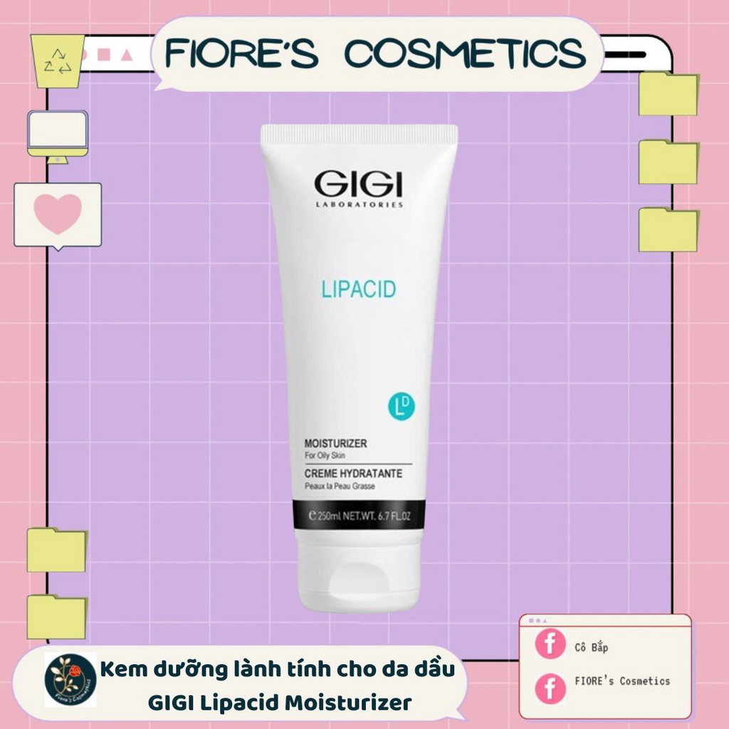 Kem dưỡng lành da Gigi Lipacid cho da dầu