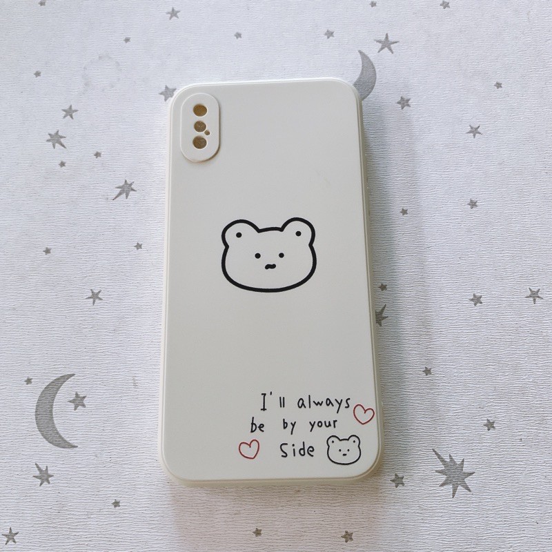 Ốp cạnh vuông in hình viền dẻo iPhone X / iphone Xs