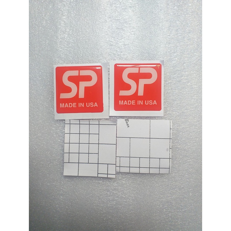 Tem Loa SP Made In Usa Nhựa Dẻo Vuông 5cm