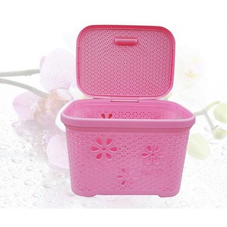 Rổ nắp hoa Việt Nhật - Sọt đựng đồ cao cấp tiện dụng có nắp [GIỎ NHỎ]