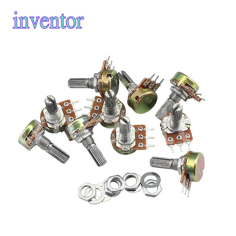 Chiết áp đơn WH148 B1K 2K 5K 10K 20K 50K 100K 250K 500K 1M 20MM 3PIN WH148