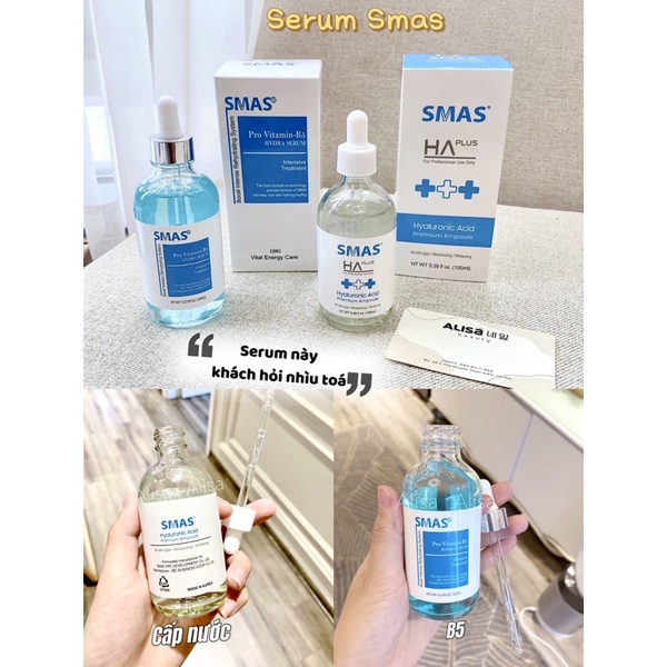 Serum cấp ẩm và phục hồi Smas 100ml - ALISA