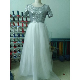 Đầm cưới kim sa