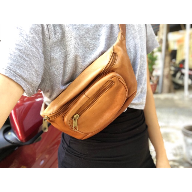 Bao tử đeo bụng da thật