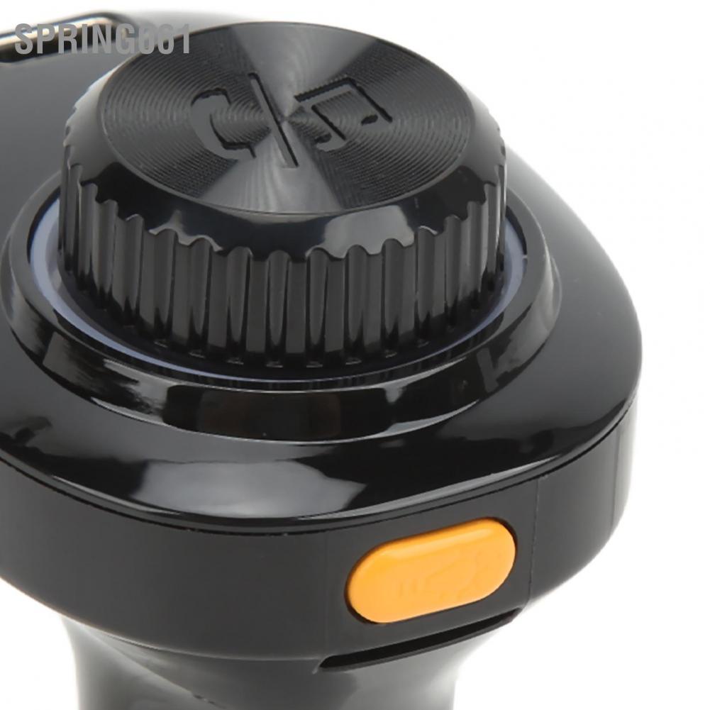 Spring061 Bluetooth 5.0 FM Transmitter 87.5‑108.0MHz Music Adapter PD3.0 QC3.0 Fast Charger Type C Port