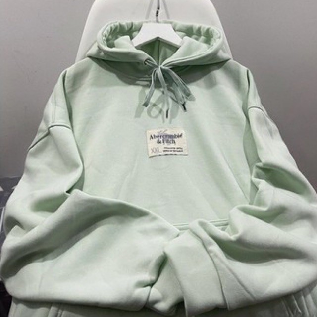 Áo Hoodie Thêu màu XANH MINT cực đep [Form Rộng unisex Nam / Nữ ] (Hình thật 100% vải nỉ lót bông siêu mịn) Freeship 🖤
