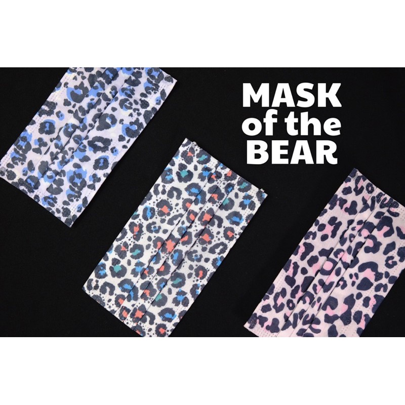 Khẩu trang hình da beo MASK of the BEAR | BigBuy360 - bigbuy360.vn