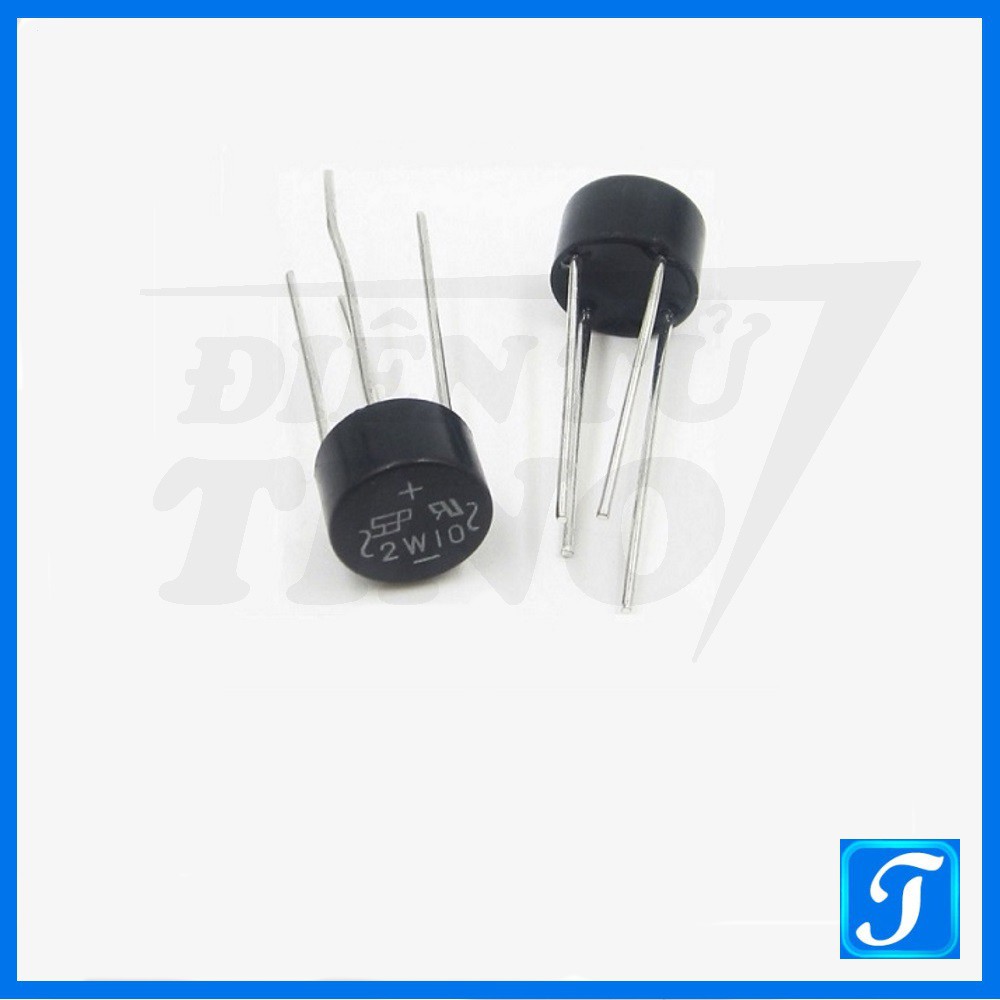 Cầu diode Chỉnh Lưu 2A 1KV (Tròn) Cầu điốt