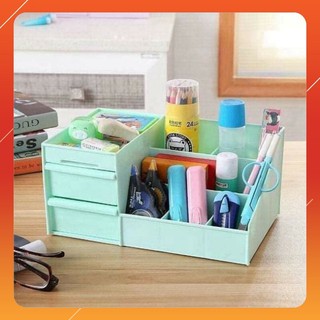 Kệ Mỹ Phẩm Nhựa Đa Năng 2 Ngăn Kéo