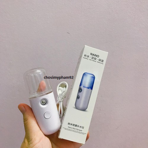 [SIÊU SHOCK] MÁY PHUN SƯƠNG NANO MINI CẦM TAY LÀM MÁT DA CẤP TỐC