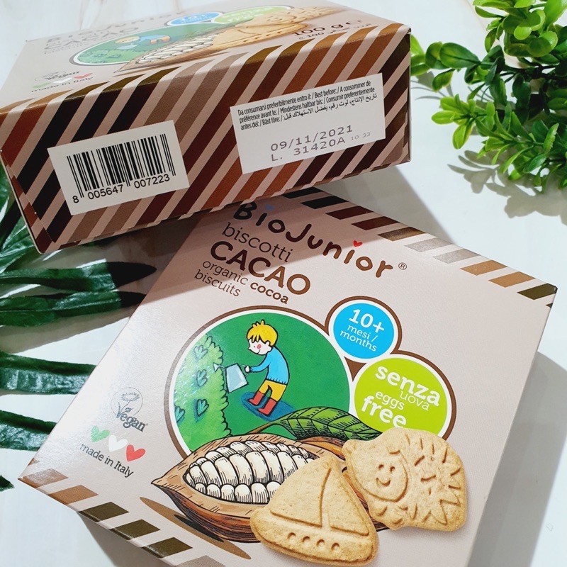 [Bio Junior] BÁNH ĂN DẶM HỮU CƠ BISCOTTI CHO BÉ