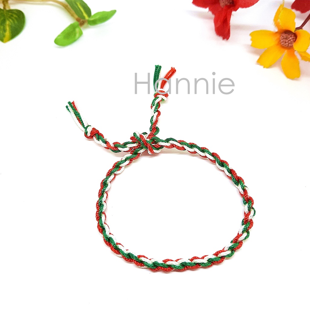 Vòng chỉ tình bạn giáng sinh - Vòng đeo nam nữ chống thấm nước waterproof - Friendship Bracelet handmade
