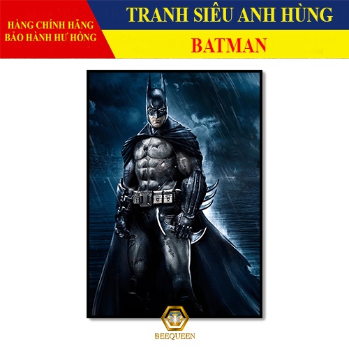 [MS26-51] Tranh Trang Trí Siêu Anh Hùng Bat Man - Tranh Treo Tường  Bat Man