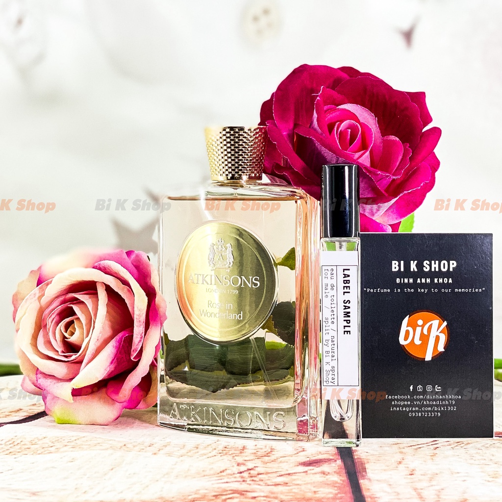 Bi K Shop - Nước hoa Atkinsons Rose In Wonderland [Mẫu thử]