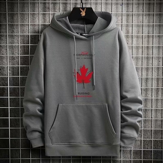 Áo hoodie nam in hình lá phong 8 màu sắc tuỳ chọn phong cách năng động