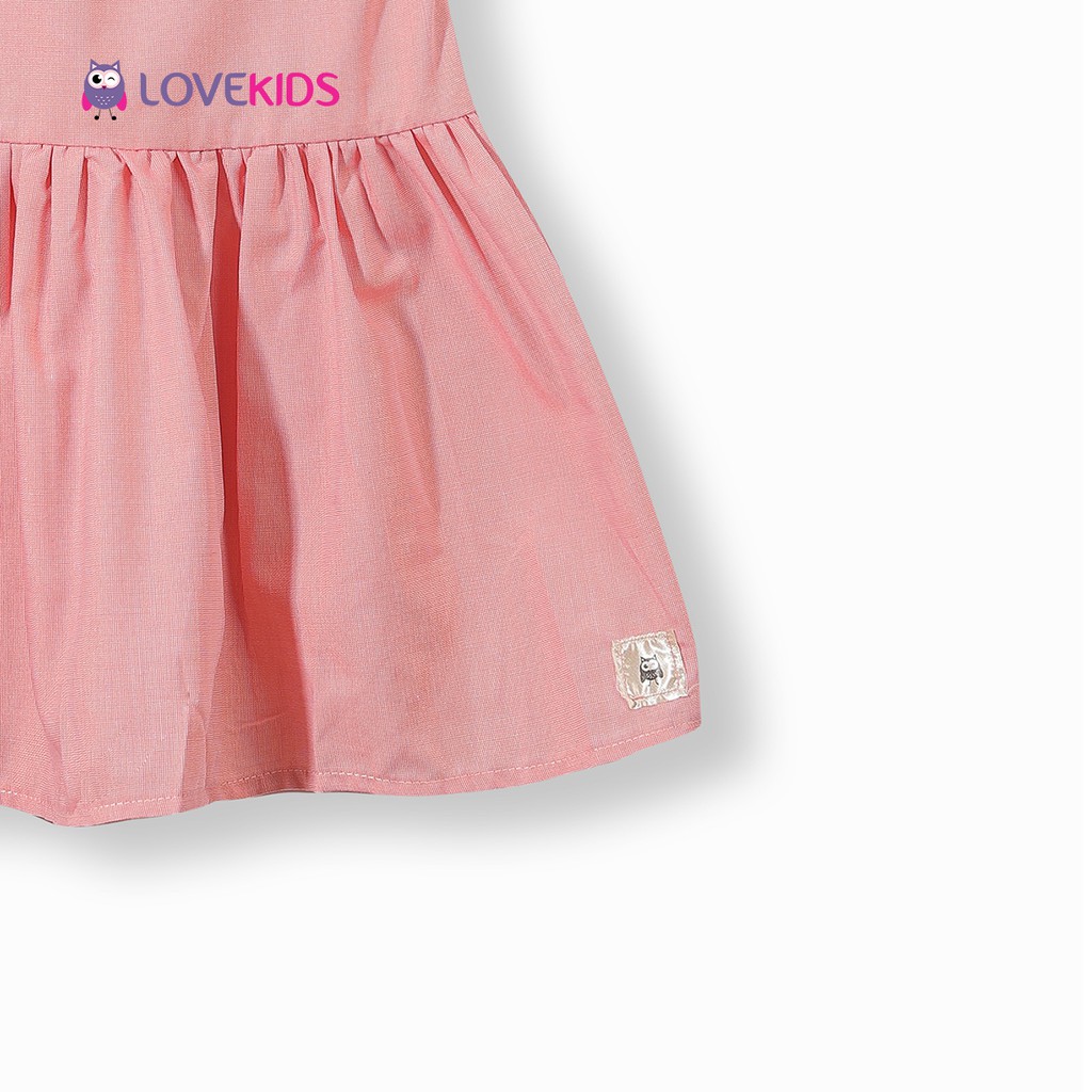 Váy hồng dây chéo Best Friend LK0065 - Lovekids