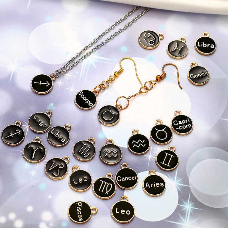 Set 12 Mặt Dây Chuyền Hình Chòm Sao Với 6 Màu