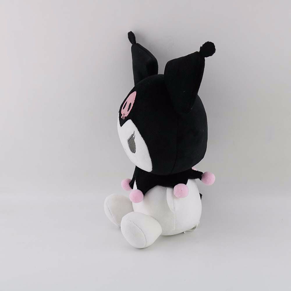 Đồ chơi búp bê nhồi bông aaron1 hình thỏ kuromi dễ thương 25cm - ảnh sản phẩm 6