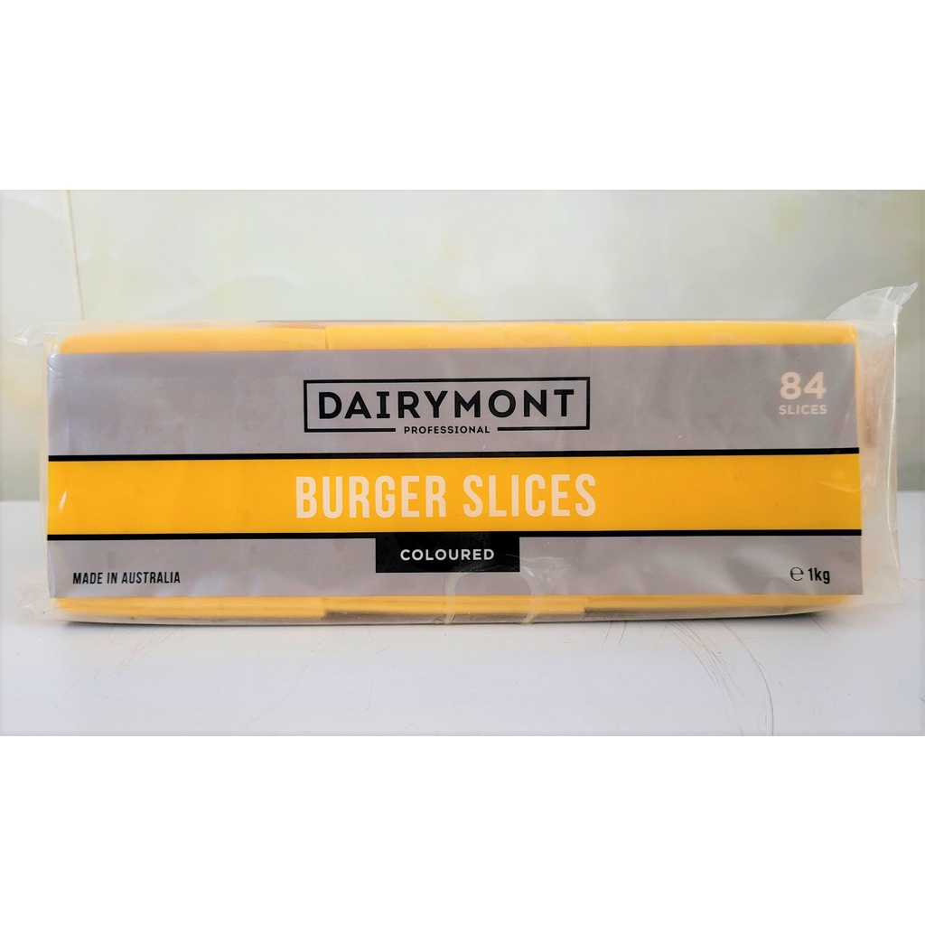 [Gói 1Kg (84 lát)] PHÔ MAI LÁT MÀU [Australia] DAIRYMONT Burger Slices Cheese (halal) (nw0)