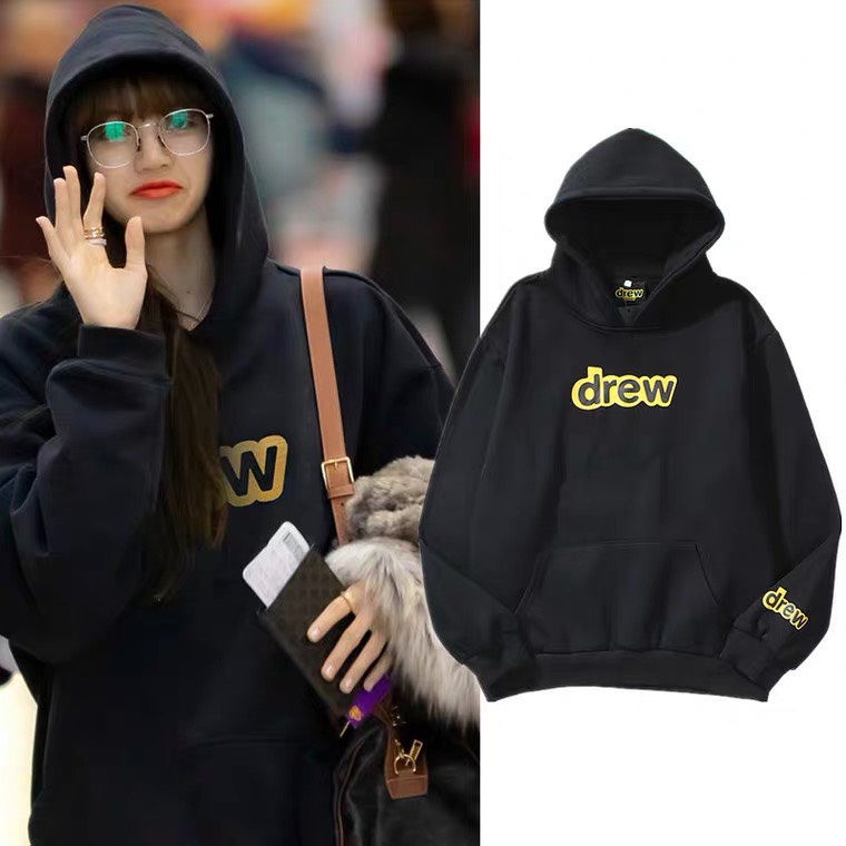 Hoodie drew, Áo hoddie form rộng unisex nam nữ nỉ bông dài tay chất liệu cotton trend thu 2021 | BigBuy360 - bigbuy360.vn