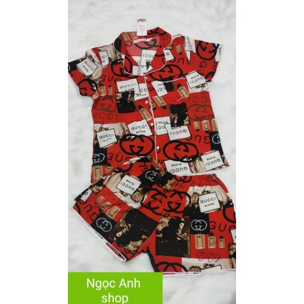 Bộ pijama đùi lụa hàn