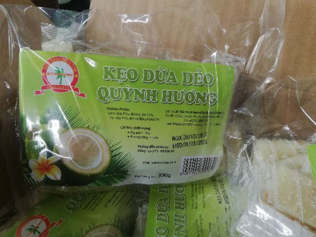 Kẹo dừa dẻo Quỳnh Hương 300g
