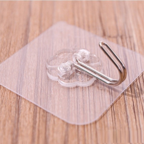 Móc cường Lực Trong SuốtFreeShip 10 Móc cường Lực Siêu Dính- Móc Treo Đồ Chịu Lực 10kg