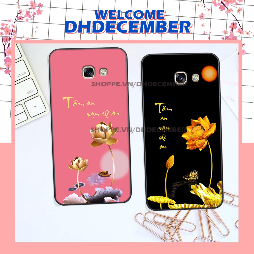 Ốp lưng Samsung Galaxy A3 2017 / A5 2017 / A7 2017 in hình thư pháp tâm an vạn sự an ,mã đáo thành công SIÊU CHẤT