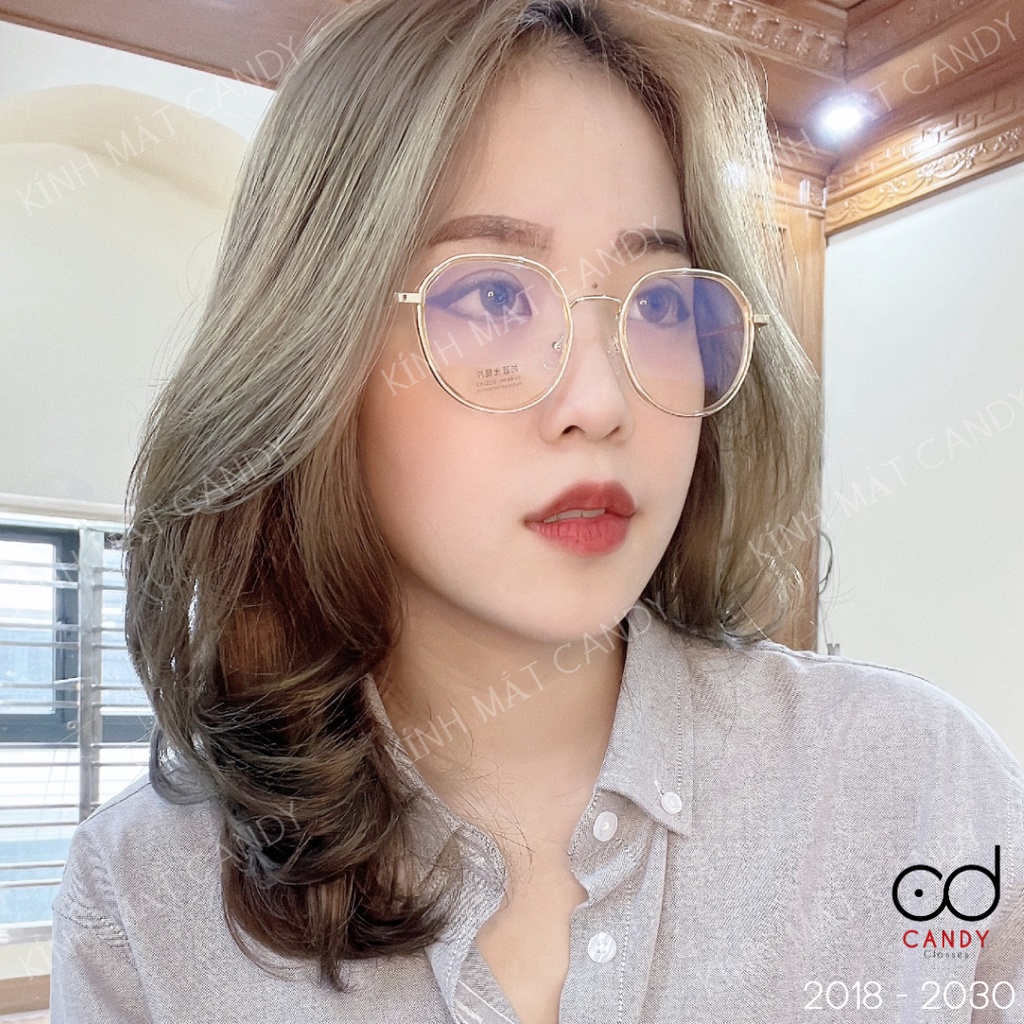 Gọng kính cận tròn đa kim loại 2030 – Kính mắt Candy