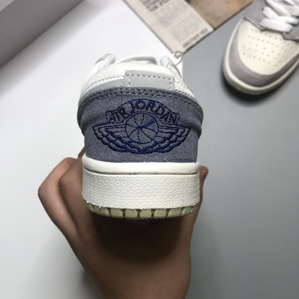 Giày Jordan 1 Paris, Giày JD1 "PRS" 3 Tông: Xanh, Xám, Trắng, Yêu Kiều Thanh Lịch Da Lộn Cao Cấp Full Size | JDLP001 | BigBuy360 - bigbuy360.vn