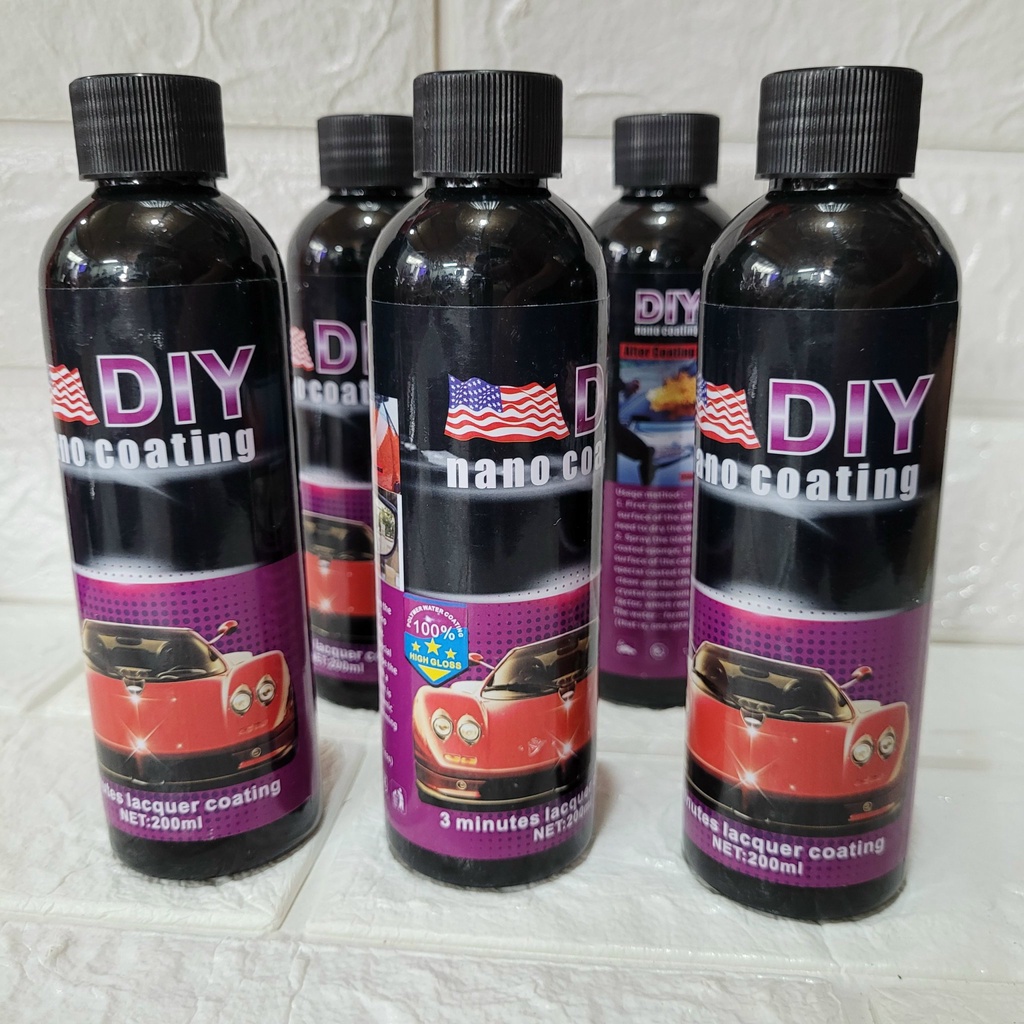 Chai xịt phủ nano chống nước kính, phủ bóng sơn xe ô tô - Chống nước bề mặt kính cận, kính mũ - DIY Nano Coat