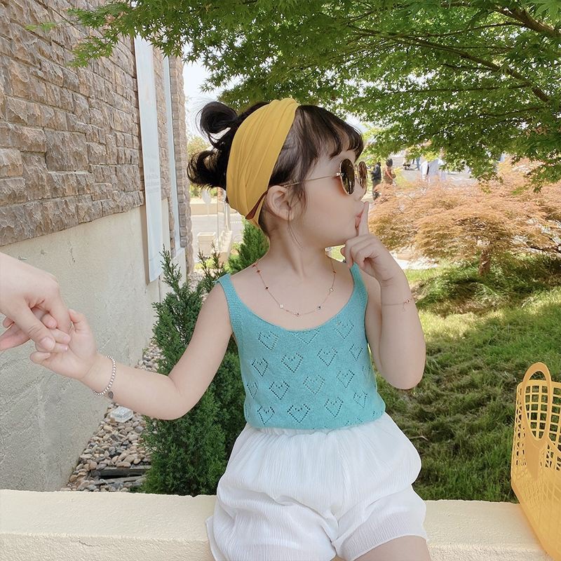 Áo sát nách vải mỏng phong cách Hàn Quốc thời trang mùa hè cho bé gái