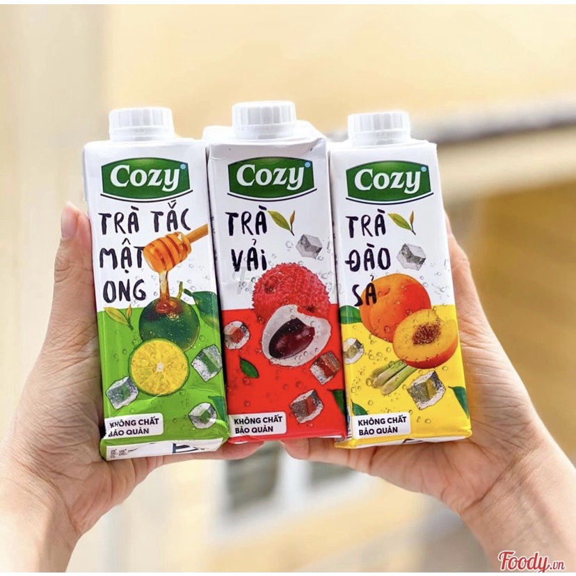 TRÀ TRÁI CÂY COZY 3 VỊ 225ML/HỘP