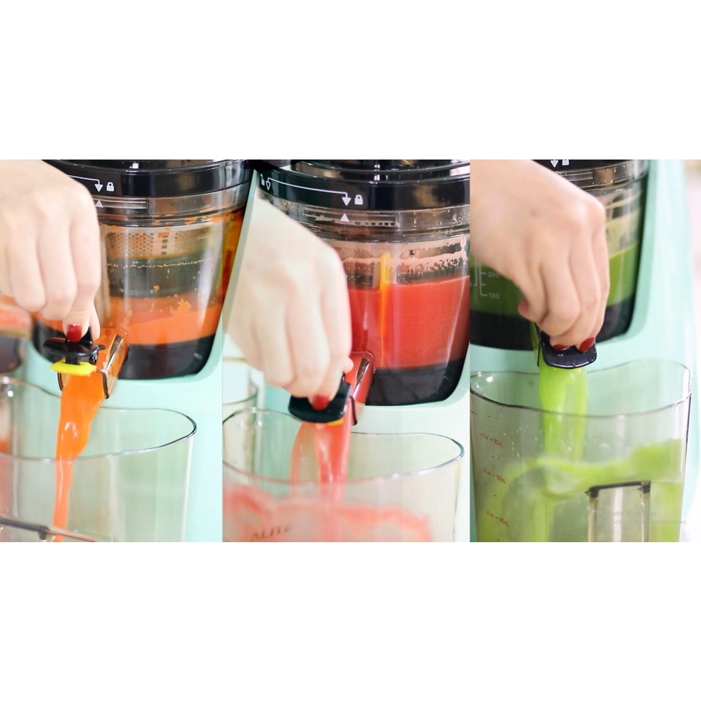 Máy Ép Chậm KALITE KL-598 Tiêu Chuẩn Châu Âu, Ép Kiệt 99% Công Suất 400 W - Hàng Chính Hãng