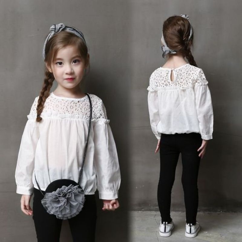 Rập giấy áo sơ mi bé gái. không phải quần áo