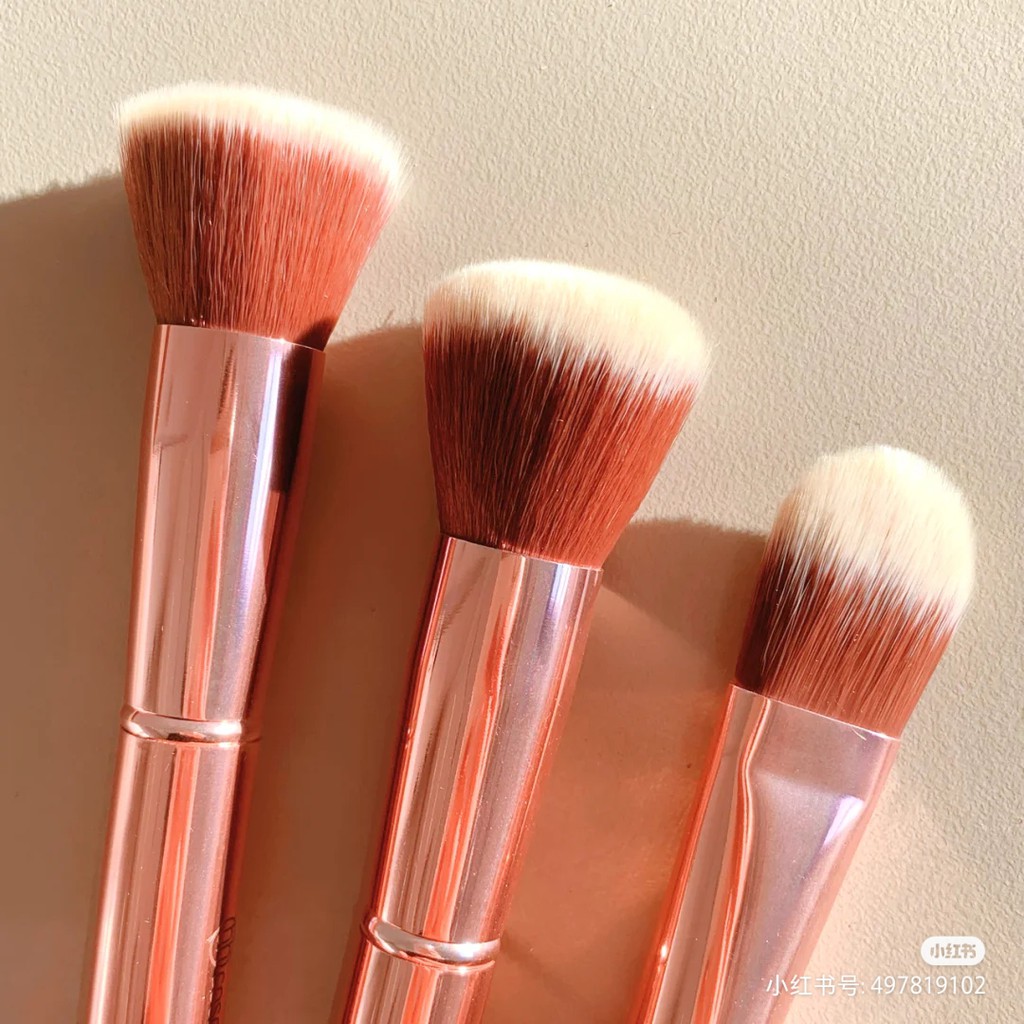 Set cọ BH Cosmetics Metal rose brushes