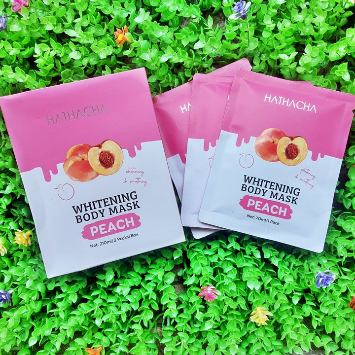 Hộp 3 gói Ủ Trắng men Đào Hathacha – GV335