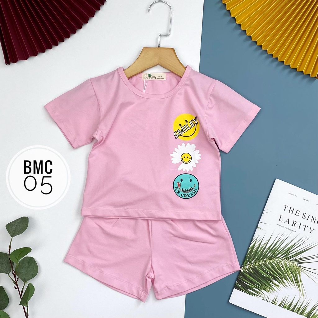 Bộ BG mặt cười quần đùi LITIBABY S9/14
