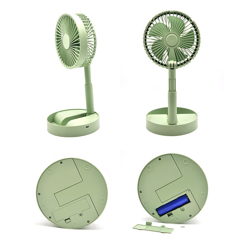 Freeship Quạt tích điện mini- Quạt tích điện gấp gọn- Quạt mini cầm tay để bàn siêu mát pin dùng 2-4h IH300 | BigBuy360 - bigbuy360.vn