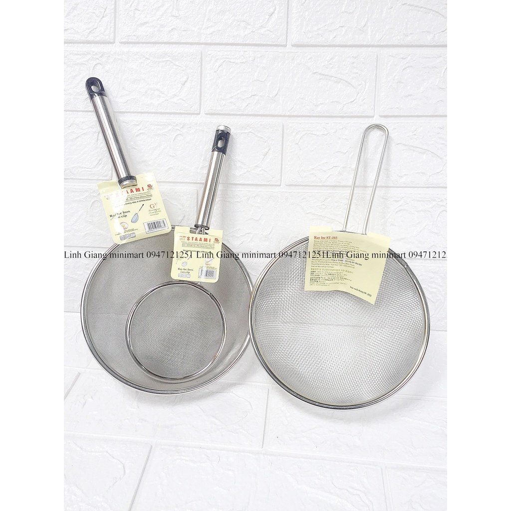 Ray lọc inox cao cấp Hàn Quốc STAAMI Hàng chính hãng