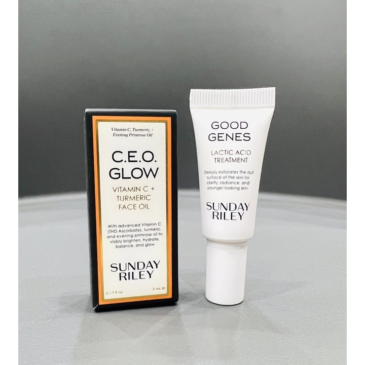 [Mua combo giá rẻ hơn] Bộ Serum - Dầu Dưỡng Sáng Da Sunday Riley Good Genes + C.E.O GLOW